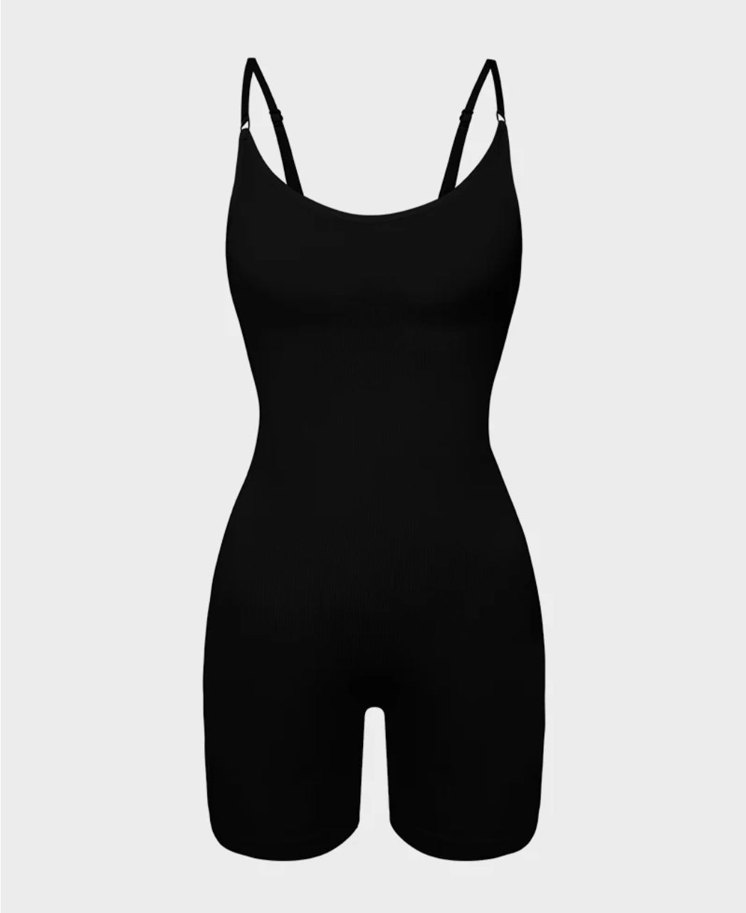 Voluptuous Body Seamless Mid-Thigh Shaper – Black/Beige