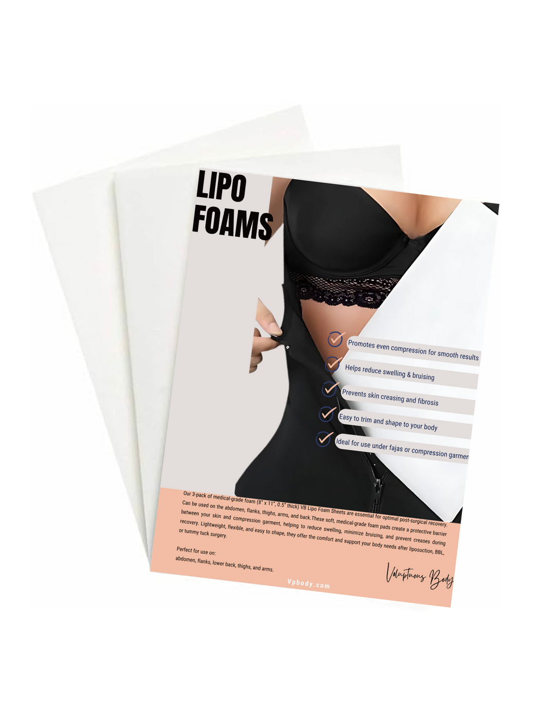 VB Lipo Foam Sheets (3-Pack)